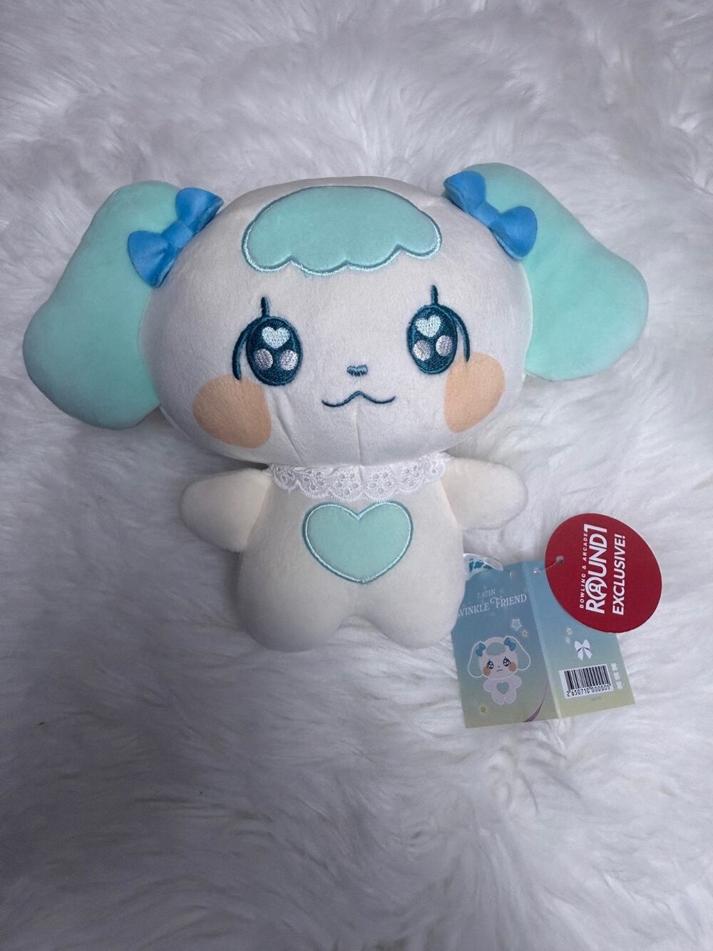 Fuyuka Twinkle Friend Plush 8" Round1 Exclusive NWT Kawaii Mint Blue Cute